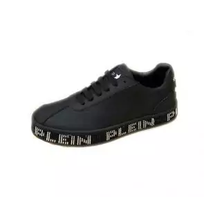 acheter chaud chaussure philipp plein rhinestone logo black